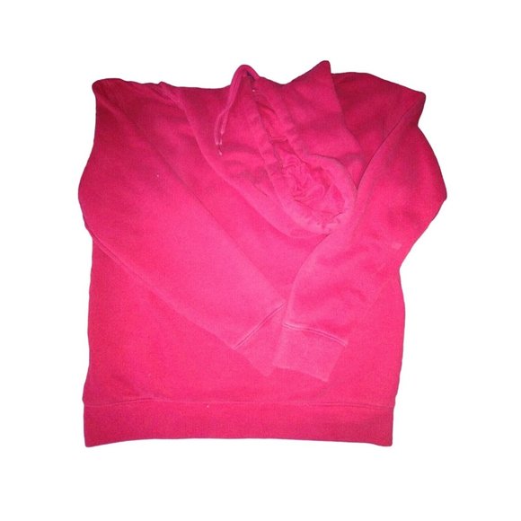 Hollister Red Embroidered Logo Sweatshirt Hoodie Medium Pullover Super Soft‎ - Picture 3 of 5